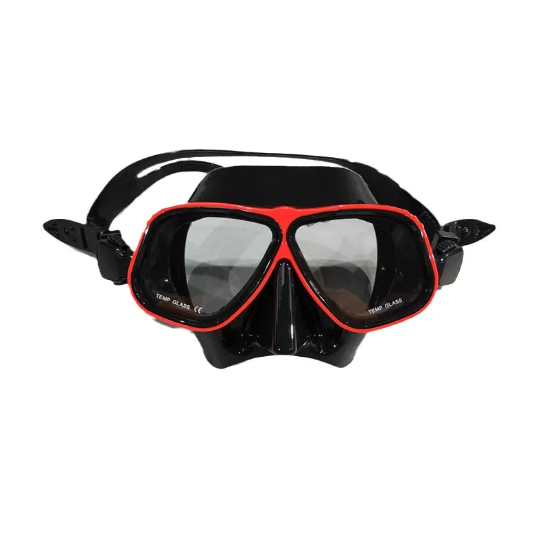 Diving mask Plastic-alloy frame scuba equipment snorkeling goggles Tempered glass