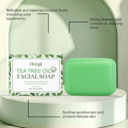 Organic Natural Tea Tree Body Kit - Soothe Irritated Skin, Balance Moisture, Refreshing Daily Care for Full-Body Comfort