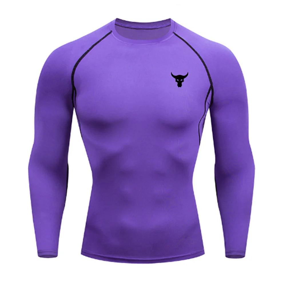 Men's and women's quick drying sportswear T-shirts long sleeved tight fitting clothes comfortable and breathable running clothes