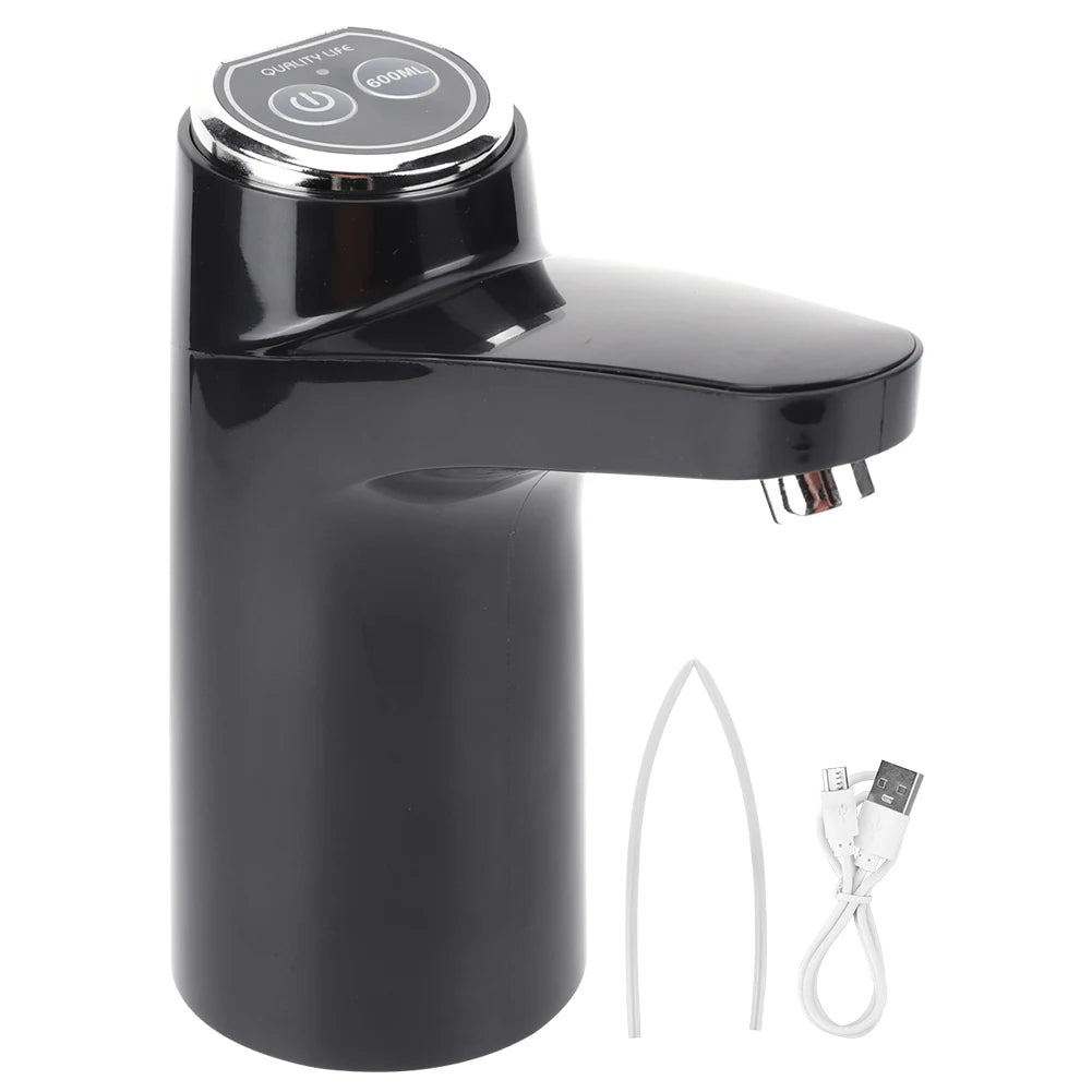 Electric Water Pump USB Rechargeable Portable Water Dispenser One Key Switch Mini Water Pump for Outdoor Camping