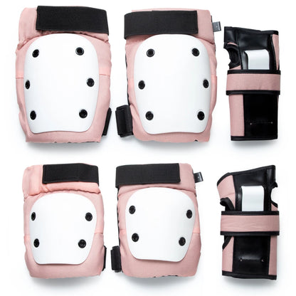 6 in 1 Knee Pads Elbow Pads with Wrist Guards, Youth Adult Skateboard Skate Pads Protective Gear Set for Skateboarding Skating
