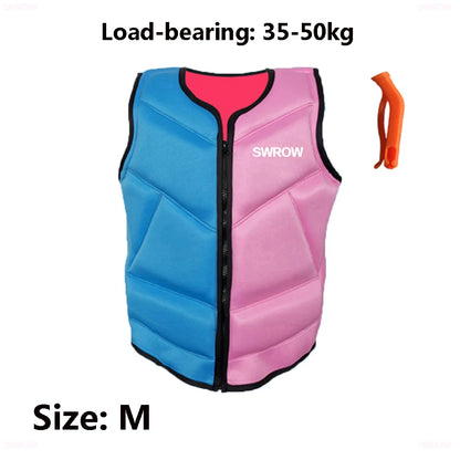 New adult children's buoyancy jacket portable neoprene life jacket water sports sailing fishing surfing swimming life jacket