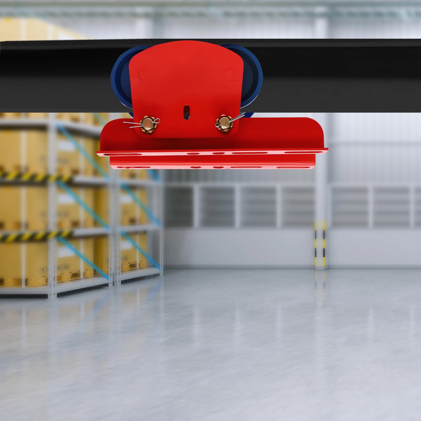 1T Beam Trolley Electric Hoist Manual Trolley with High Load Bearing Capacity for PA800 PA900 PA1000 Electric Hoists