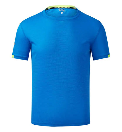 Quick Drying Round Neck T-shirt With Short Sleeves Breathable Fitness And Leisure Team Wear Running Shirt For Men And Women