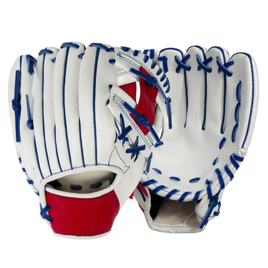 10.5/11.5/12.5 Inch Professional Baseball Sports Glove PU Faux Cowhide Youths Student Training Baseball Games Catchers Gloves