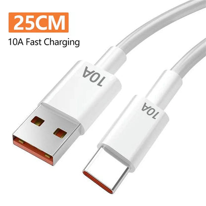 5 in 1 GaN USB C Desktop Charger 240W Fast Charge Phone Adapter 10A Type C Cable For iPhone Samsung Xiaomi EU/US/UK Plug Charger