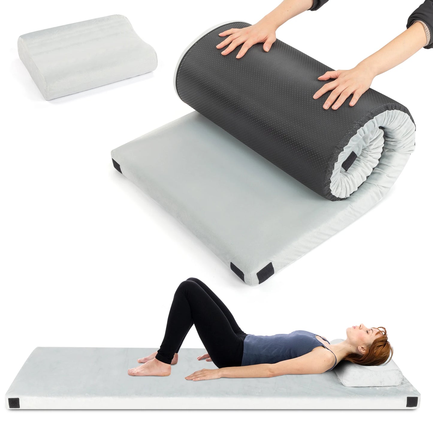 75"D X 25"W X 3"H Memory Foam Camping Mattress