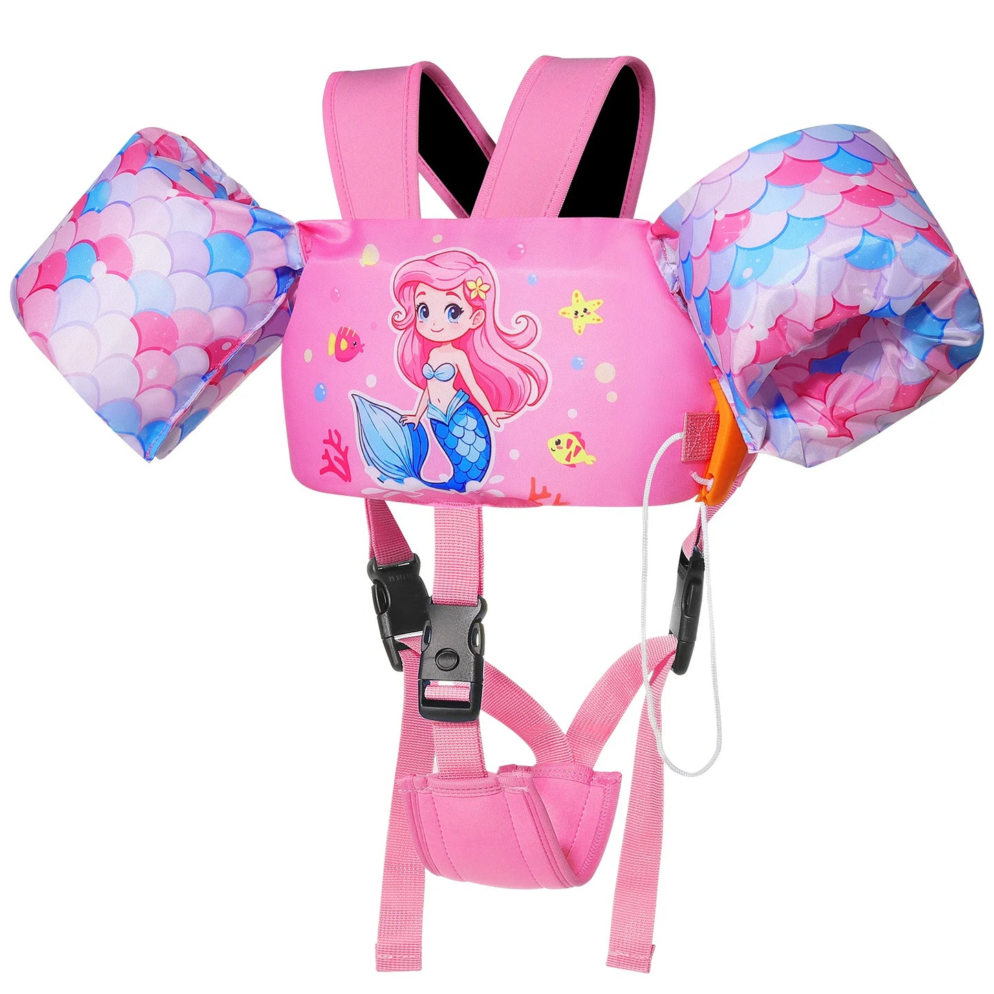 Kids Swimming Vest Toddler Floaties Arm Band Floaties with Adjustable Strap Swim Jacket Water Wing Pool Float Learning Swim