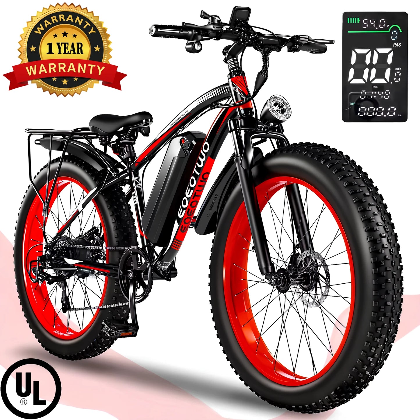 Electric Bike Adult 26" Fat Tire
