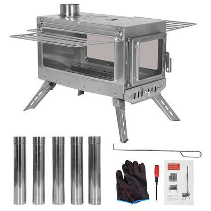 Stainless Steel Smokeless Fireplace
