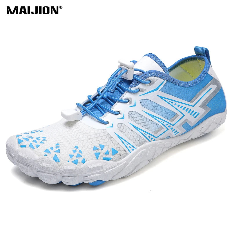 Quick-drying Aqua Shoes for Men Women Barefoot Anti-slip Beach Swimming Fitness Wading Upstream Rafting Outdoor Water Sneakers