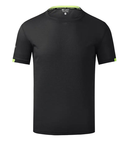 Quick Drying Round Neck T-shirt With Short Sleeves Breathable Fitness And Leisure Team Wear Running Shirt For Men And Women