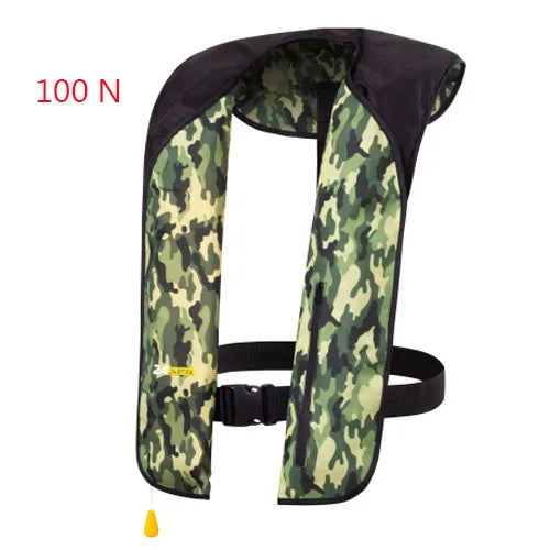 Professional Auto Inflatable Life Jacket Pocket Manual Life Vest Adult 150N 100N Water Sport Fishing Rafting Boating Accessories