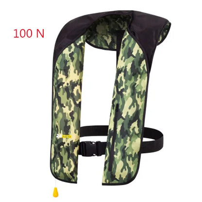 Professional Auto Inflatable Life Jacket Pocket Manual Life Vest Adult 150N 100N Water Sport Fishing Rafting Boating Accessories