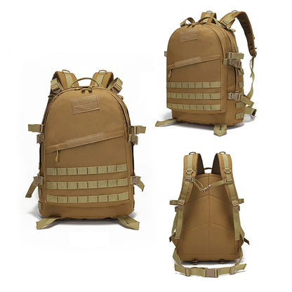 Outdoor Camouflage Double Shoulder Backpack Camping Hiking Sports Travel Backpack 3D Cycling Backpack Waterproof Oxford Cloth
