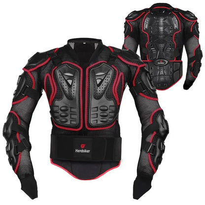 HEROBIKER Motorcycle Jacket Men's Motorcycle Armor Fall Armor Motocross Riding Jacket Racer Body Protection S-5XL