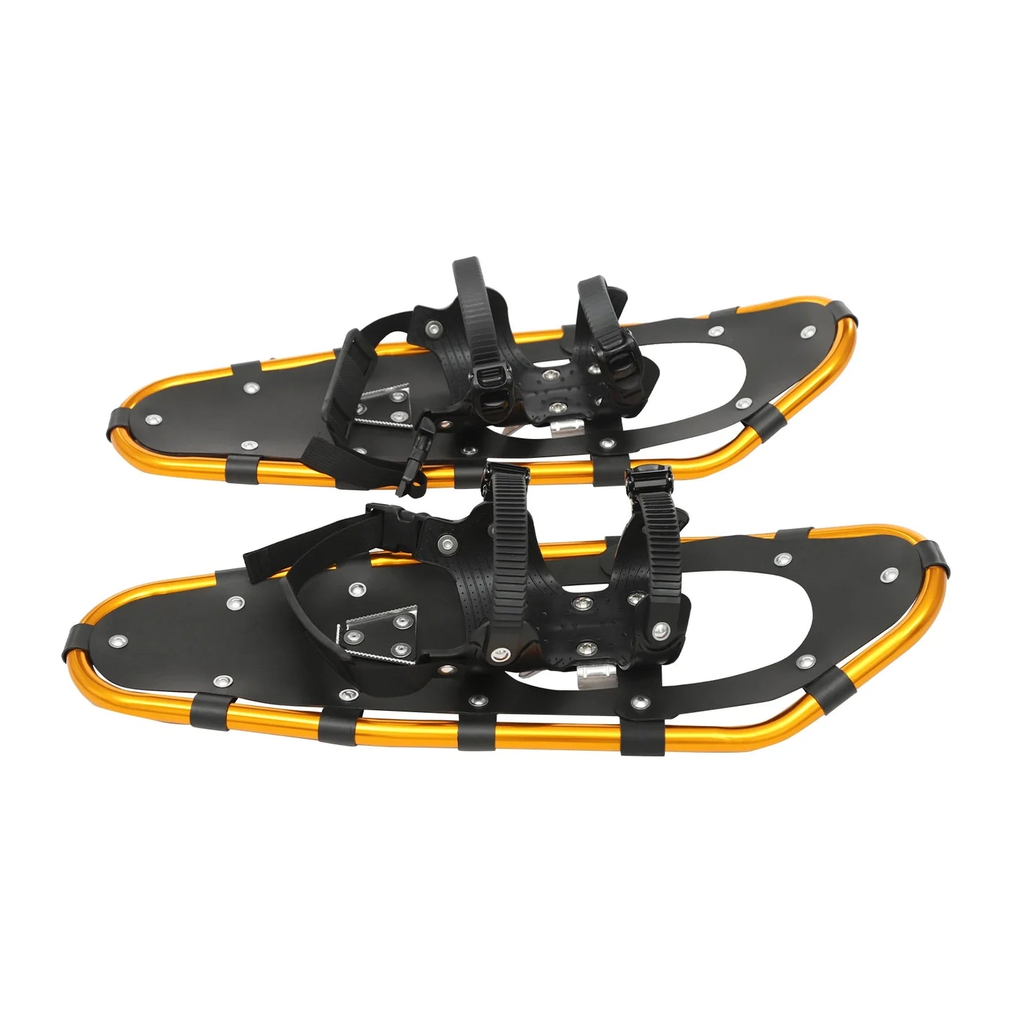 25 Inch Snowshoes, Snowshoes& Adjuatable Trekking Poles, Snowshoes for Adults Men Women