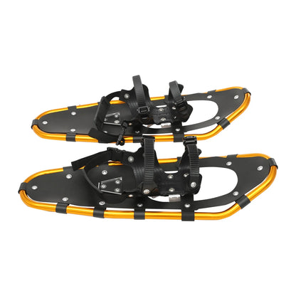 25 Inch Snowshoes, Snowshoes& Adjuatable Trekking Poles, Snowshoes for Adults Men Women