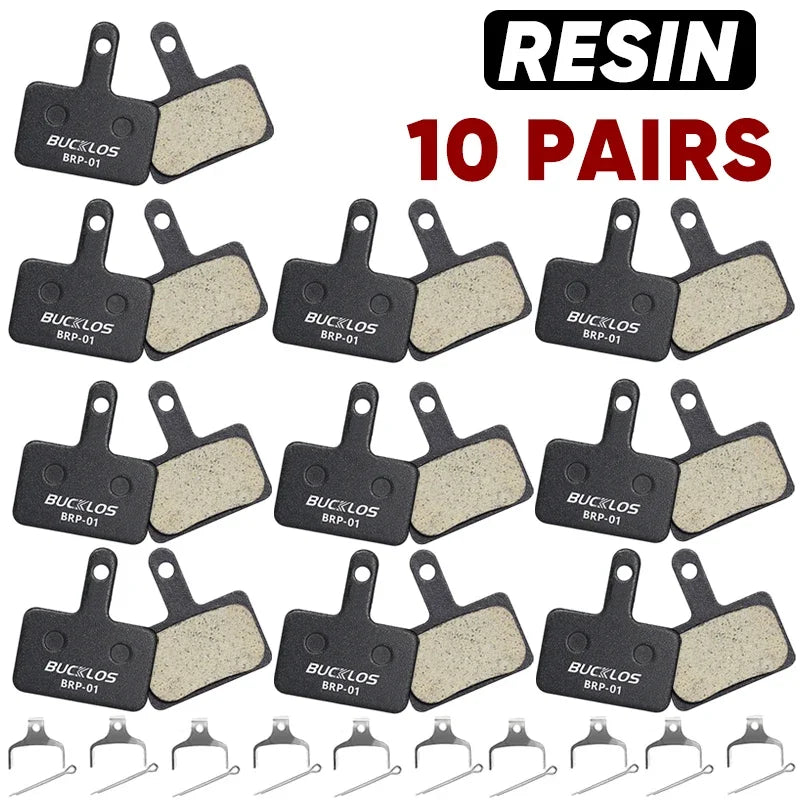 BUCKLOS Bike Brake Pad Resin Disc Pads For SHIMANO B01S Wear-resistant MTB Bicycle Hydraulic Brake Pad for B03S B05S Brake Parts