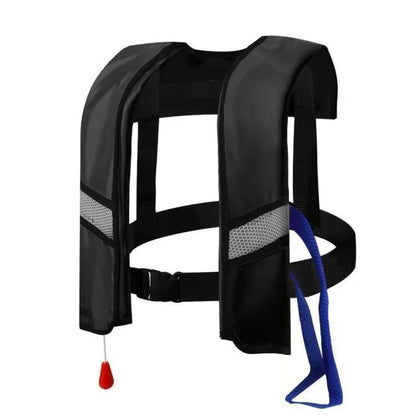 Adjustable Automatic Inflatable Life Jacket with Reflective Strips Safety Whistle Buoyancy Vest High Buoyancy