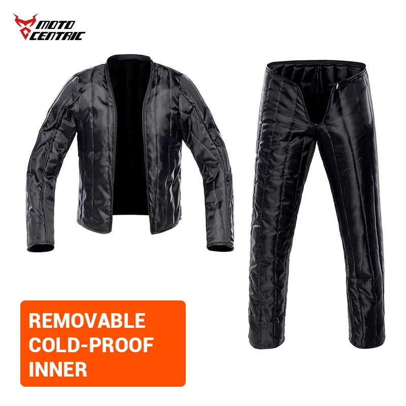 Men's Biker Jacket Wear-Resistant Motorcycle Jacket Waterproof Motorcyclist Motorcycle Accessories Anti-Fall Racing Jacket