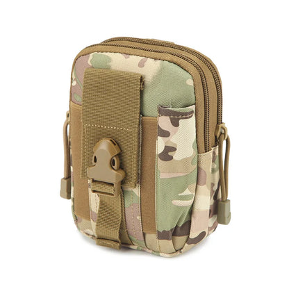Molle Pouch Belt Waist Pack Men Small Pocket Survival Tool Bag for Running Travel Camping Hunting Airsoft
