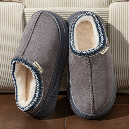 Winter Women's Slippers Boots Fashion Fuzzy Fur Anti-slip Soft Sole Outdoor Indoor Warm Comfort Men Plush Houseshoes Couple
