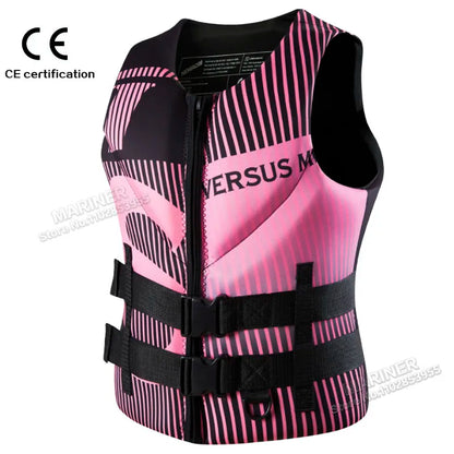 Impact Vest Wakesurf Comp Vest CE Approved Neoprene Life Jacket Wake Surfing But Great for All Other Watersports Activities