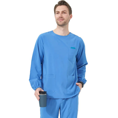 Quick-Dry Hospital Working Clothes Breathable Doctor Nurse Uniforms Women's Orthopaedic Surgeon Stretch Medical Scrub Set S02