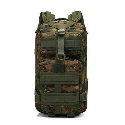 30L Trekking Tactical Bag Outdoor Sports Mountaineering Bag Oxford Waterproof Camouflage 3p Backpack for Camping Traveling