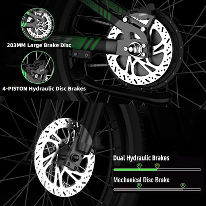 6000W Electric Dirt Bike Max 50 MPH & 50 Miles Long Range Ebike 24.5" Motorcycle Tires 1500Wh Removable Battery E Bike