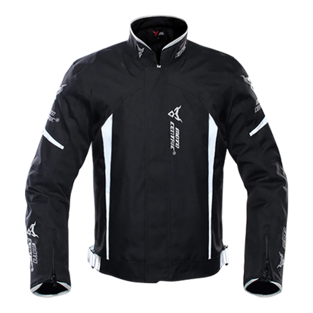 Men's Biker Jacket Wear-Resistant Motorcycle Jacket Waterproof Motorcyclist Motorcycle Accessories Anti-Fall Racing Jacket