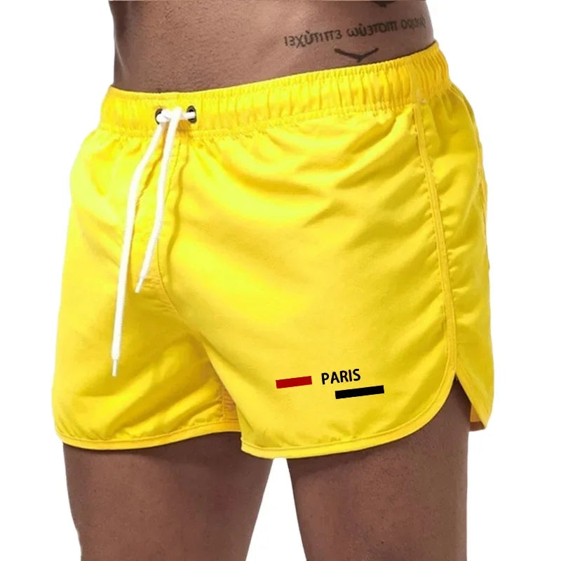 Quick Drying Mens Beach Shorts Printing Fashion Football Sports Shorts  Casual Jogging Sweatpants Surf Shorts Summer Swim Trunks
