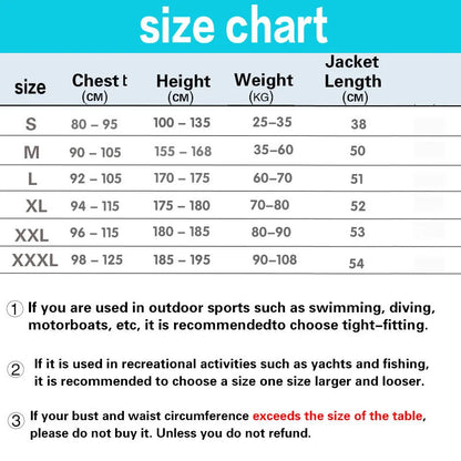 Swimming Boating Skiing Driving Vest Water Safety Survival Suit Universal Life Vest Jacket for Adult Children