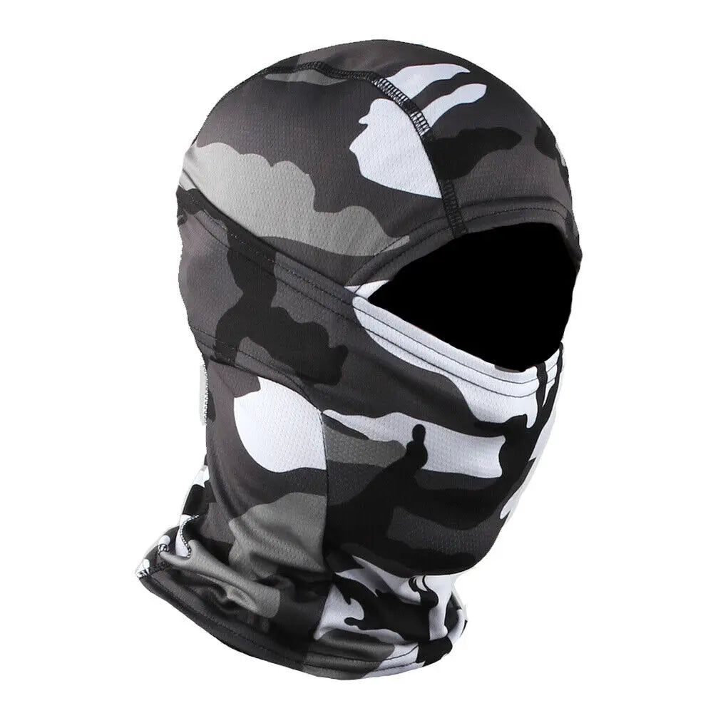 Tactical Fishing Balaclava Hood Full Face Mask Scarf Neck Gaiter Bandana Headwear Cover For Men Women Sports