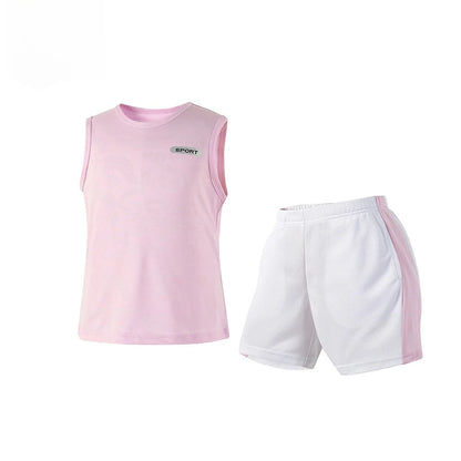 Children's Clothes Quick Dry Suit Set Sportswear 2025 New Summer Clothes Children's Sports Quick Dry Clothes