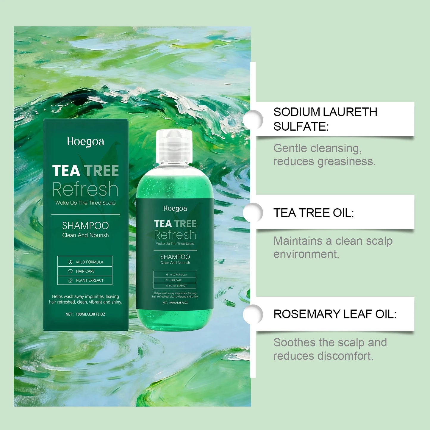 Organic Natural Tea Tree Body Kit - Soothe Irritated Skin, Balance Moisture, Refreshing Daily Care for Full-Body Comfort
