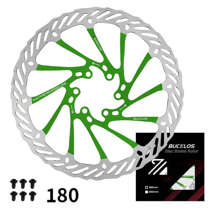 BUCKLOS Bike Disc Brake Rotor 140mm 160mm 180mm 203mm Bicycle Hydraulic Brakes Rotor Heat Dissipation Mtb Road Bike Rotors