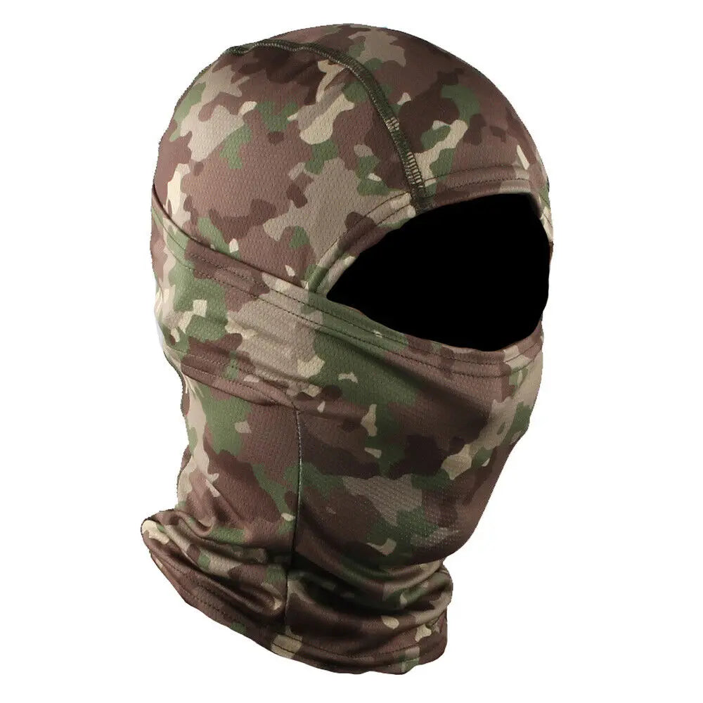 Tactical Fishing Balaclava Hood Full Face Mask Scarf Neck Gaiter Bandana Headwear Cover For Men Women Sports