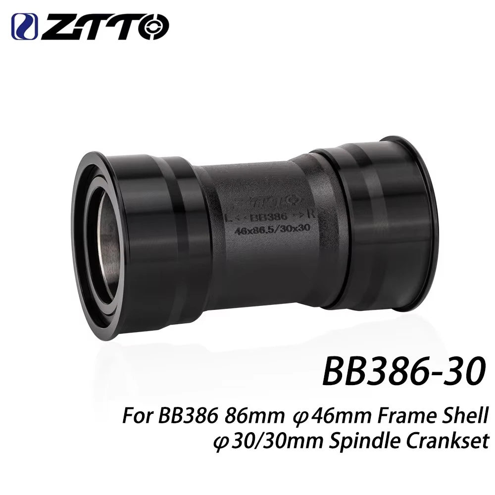 ZTTO BB386 EVO 30 Press Fit Bottom Bracket Axle For MTB Road Bike F5A Rotor 3D BB K Force 30mm Spindle Crankset Chainset