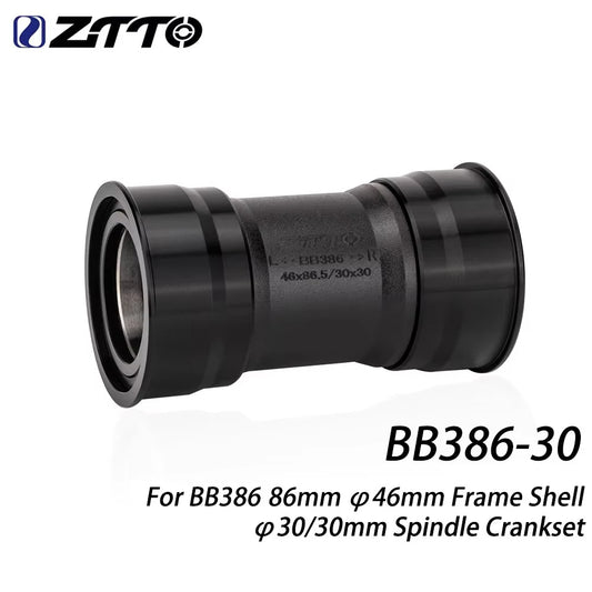 ZTTO BB386 EVO 30 Press Fit Bottom Bracket Axle For MTB Road Bike F5A Rotor 3D BB K Force 30mm Spindle Crankset Chainset