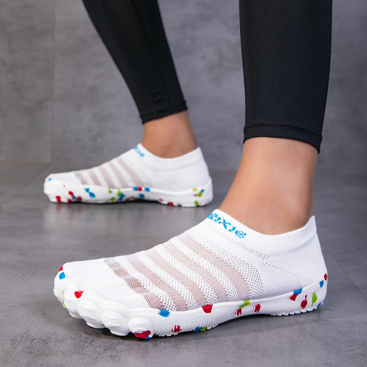 Quick drying water ski shoes, barefoot beach lightweight upstream swimming shoes, women's sports shoes