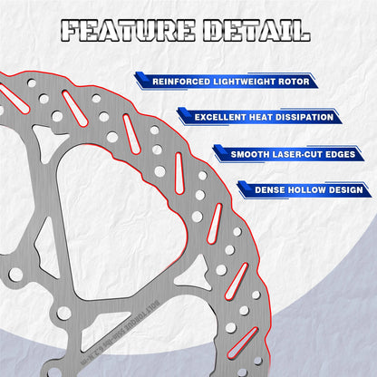 BUCKLOS Bike Disc Brake Rotor 140mm 160mm 180mm 203mm Bicycle Hydraulic Brakes Rotor Heat Dissipation Mtb Road Bike Rotors