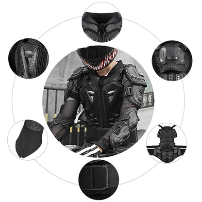 HEROBIKER Motorcycle Jacket Men's Motorcycle Armor Fall Armor Motocross Riding Jacket Racer Body Protection S-5XL