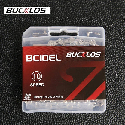 BUCKLOS Bicycle Chain 10v 11v 11EL 11SL Chain 8s 9s 10s 11s 12s Speed Bike Current 116/126 Links High Quality Chain for SHIMANO