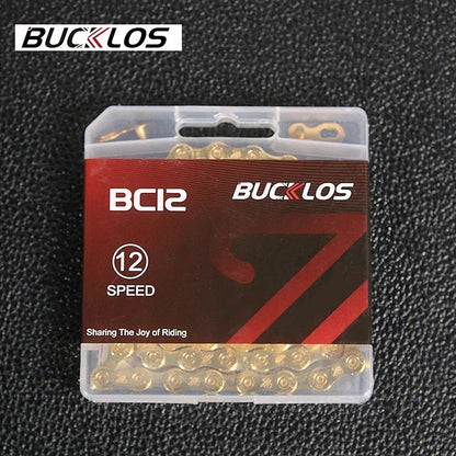 BUCKLOS Bicycle Chain 10v 11v 11EL 11SL Chain 8s 9s 10s 11s 12s Speed Bike Current 116/126 Links High Quality Chain for SHIMANO