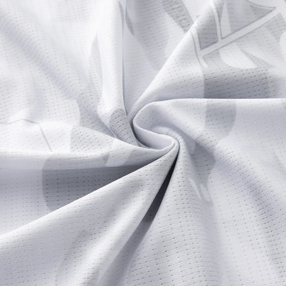 Quick drying ice silk short sleeved T-shirt 2024 summer camouflage thin breathable quick drying running fitness sportswear
