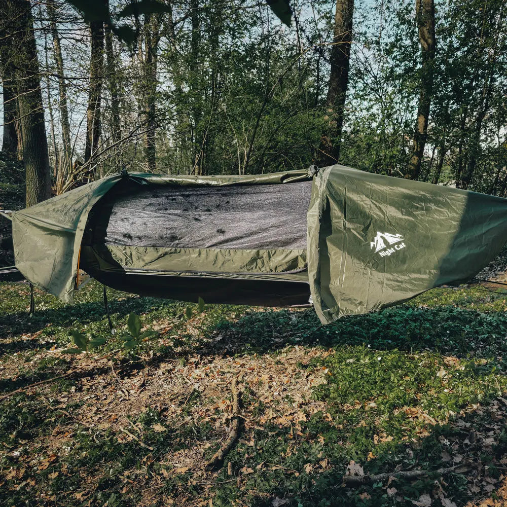 Night Cat Flat Lay Hammock Tent with Mosquito Net