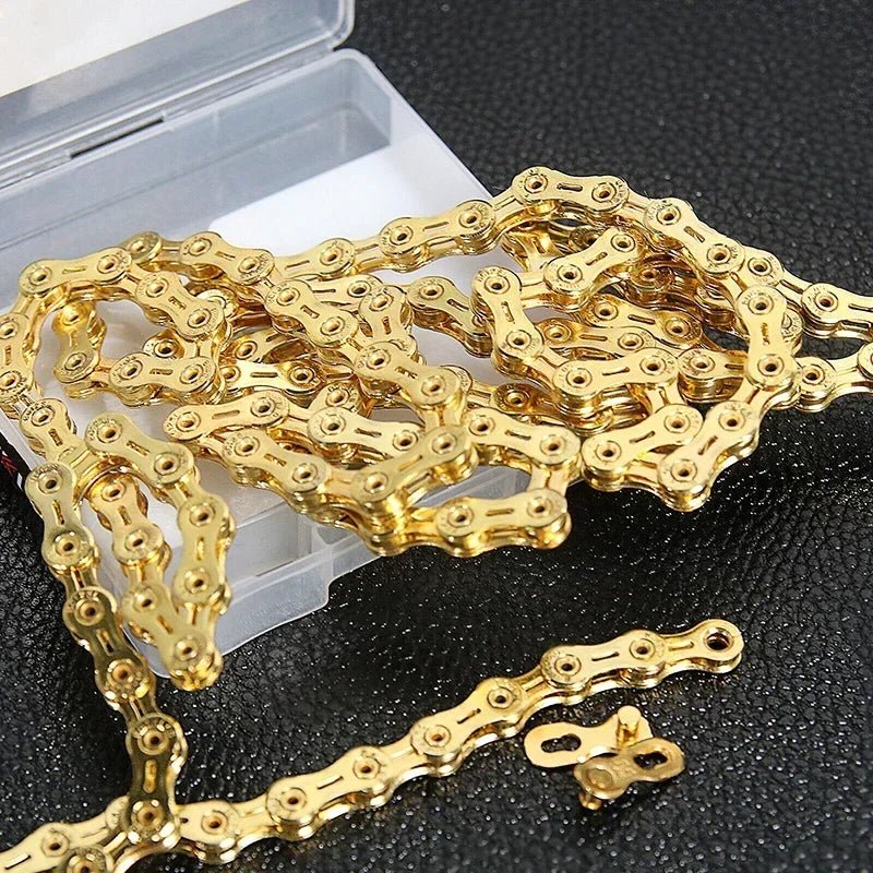 BUCKLOS Bicycle Chain 10v 11v 11EL 11SL Chain 8s 9s 10s 11s 12s Speed Bike Current 116/126 Links High Quality Chain for SHIMANO