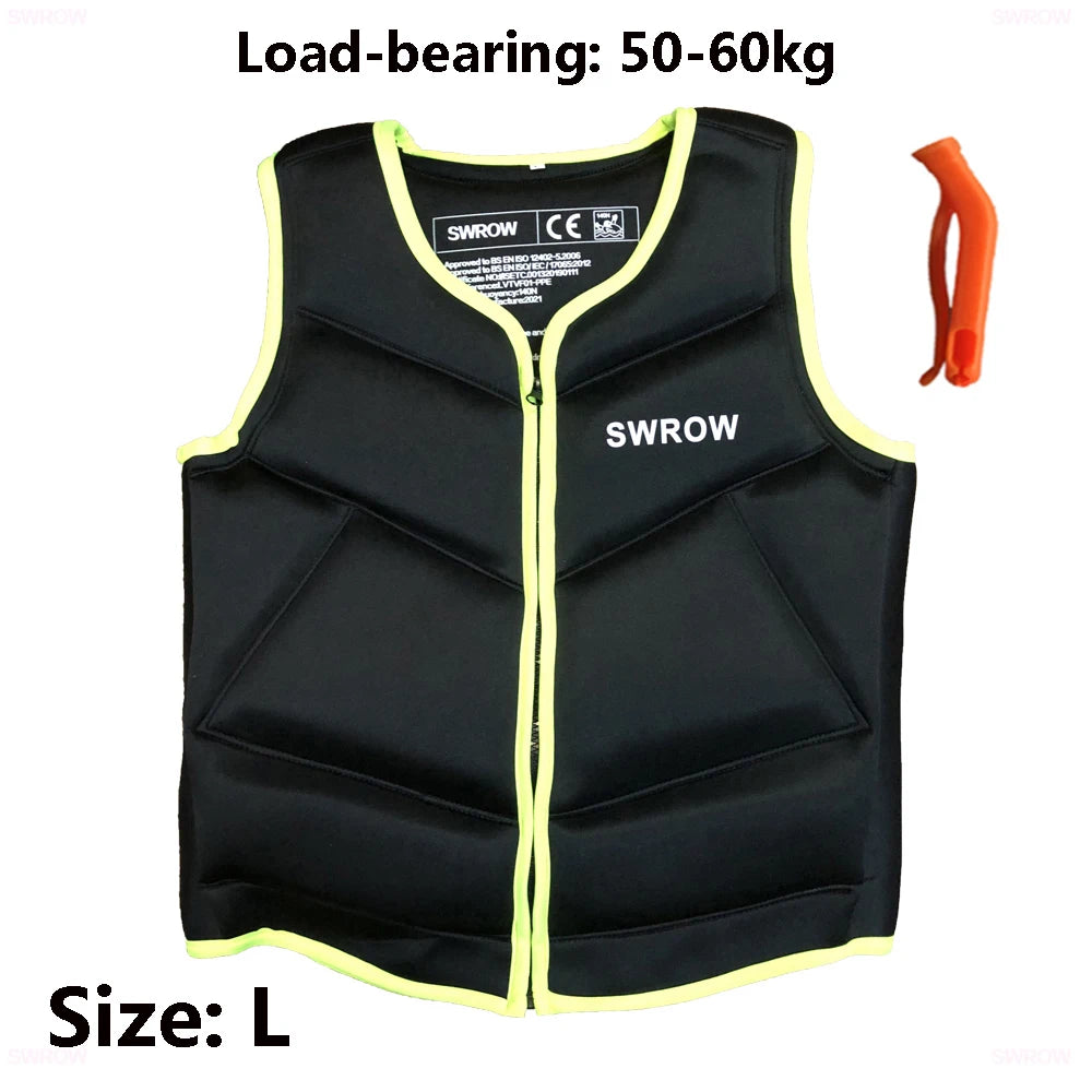 New adult children's buoyancy jacket portable neoprene life jacket water sports sailing fishing surfing swimming life jacket